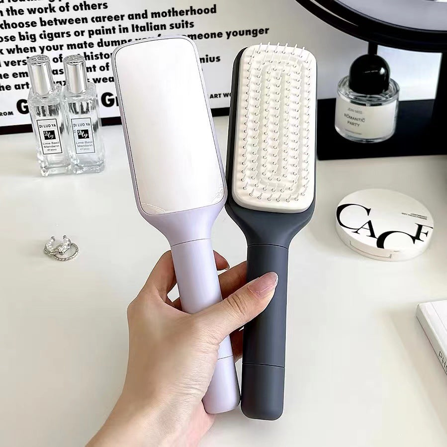 GlowGlide™ Self-Cleaning Pro - Anti-Static Massage Brush.
